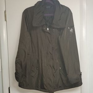LAUREN by Ralph Lauren Green Hooded jacket /coat Womens. Size XL